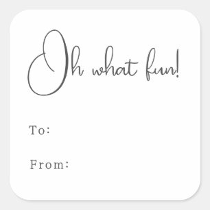 Sticker Carré Boho Moderne Oh Quel Amusant De