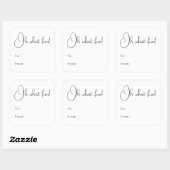 Sticker Carré Boho Moderne Oh Quel Amusant De (Feuille)