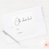 Sticker Carré Boho Moderne Oh Quel Amusant De (Enveloppe)