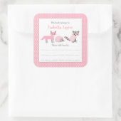 Sticker Carré Bois Créatures / Bois Animaux (Sac)