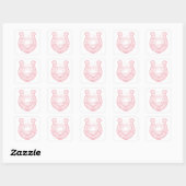 Sticker Carré Bon Luck Horseshoe (Feuille)
