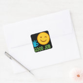 Sticker Carré Bon travail Emoji (Enveloppe)