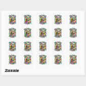 Sticker Carré Bone Daddy (Feuille)
