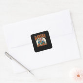 Sticker Carré Bone Hands Heart Lesbian Goth (Enveloppe)