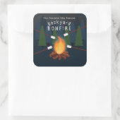 Sticker Carré Bonfire Party (Sac)