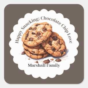 Sticker Carré Bonheur fait maison : Choco-Chip Traitements