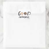 Sticker Carré Bonjour (Sac)