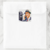 Sticker Carré Bonjour, Mabel ? C'est Tony. (Sac)