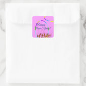 Sticker Carré Bonne année (Sac)
