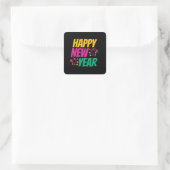 Sticker Carré Bonne année (Sac)
