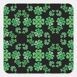 Sticker Carré Bonne Chance