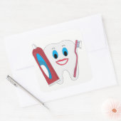 Sticker Carré Bonne dent (Enveloppe)