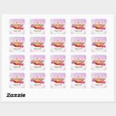 Sticker Carré Bonne Diwali Classic (Feuille)
