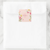 Sticker Carré Bonne fête des mères (Sac)