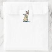 Sticker Carré Bonne Llama (Sac)
