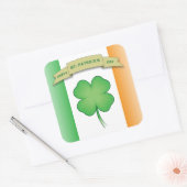 Sticker Carré Bonne Saint Patrick's Day (Enveloppe)