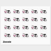 Sticker Carré Bonne vache (Feuille)
