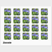 Sticker Carré Bonnie Bluebell Avec Amour (Feuille)
