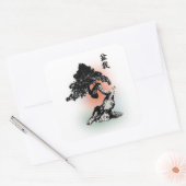 Sticker Carré Bonsai 01 (Enveloppe)