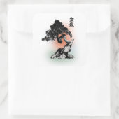 Sticker Carré Bonsai 01 (Sac)