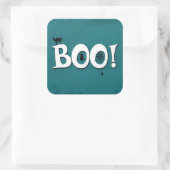 Sticker Carré Boo ! (Sac)