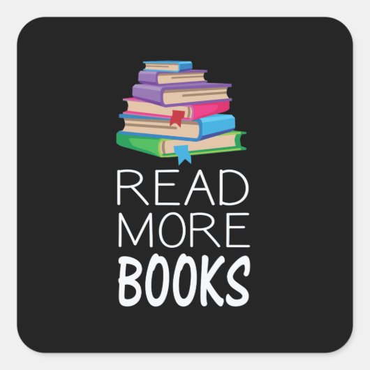 Sticker Carré Books (Devant)