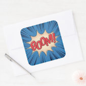 Sticker Carré Boom ! (Enveloppe)