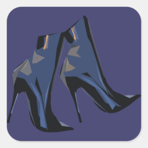 Sticker Carré Boot Art tendance