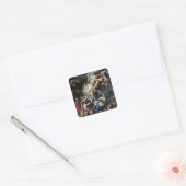 Sticker Carré Boreas enlevant Oreithyia (Enveloppe)