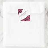 Sticker Carré Bornes d'âge d'argent et de Bourgogne (Sac)