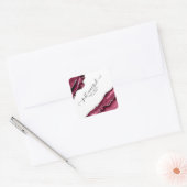 Sticker Carré Bornes d'âge d'argent et de Bourgogne (Enveloppe)