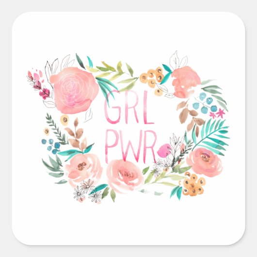 Sticker Carré Boss Babe Ii (Devant)