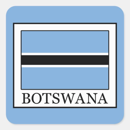 Sticker Carré Botswana (Devant)