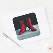 Sticker Carré Bottes rouges 1995 (Enveloppe)