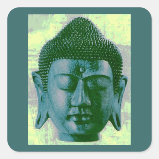 Sticker Carré Bouddha (Devant)