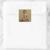 Sticker Carré Bouddha assis (Sac)