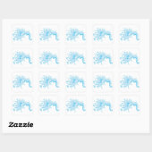 Sticker Carré Bouffée D'Eau (Feuille)