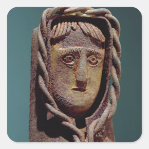 Sticker Carré Bougeoir avec un chiffre de Jésus