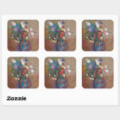 Sticker Carré Bouquet de fleurs (Feuille)