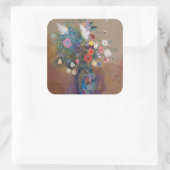 Sticker Carré Bouquet de fleurs (Sac)