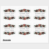 Sticker Carré Bouquet Floral de Luxe Tons Pierres Précieuses Mer (Feuille)