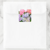 Sticker Carré Bouquet Hydrangea (Sac)