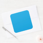 Sticker Carré Bouquet Sky bleu Personnaliser facile (Enveloppe)