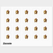 Sticker Carré Bouteille Manci (Feuille)