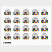 Sticker Carré Bouteilles Polonaises À ongles Personnalisées Salo (Feuille)