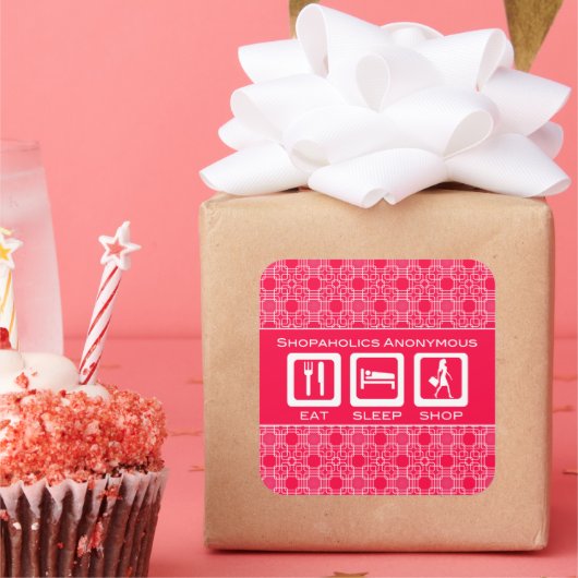 Sticker Carré Boutique De Sommeil (Fête)