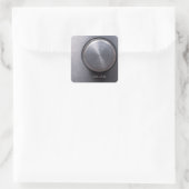 Sticker Carré Bouton de volume métallique (Sac)