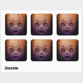 Sticker Carré Bouton Mlle 2013 (Feuille)