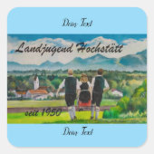 Sticker Carré Boutons (Devant)