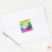 STICKER CARRÉ BOWLER / BOWLING MERRY NOËL (Enveloppe)